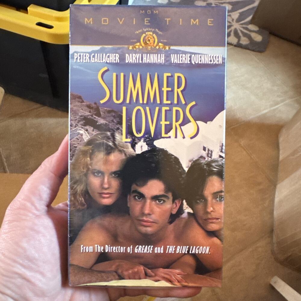 Summer Lovers VHS Sealed MGM Movie Time Daryl Hannah Peter Gallagher Vintage
